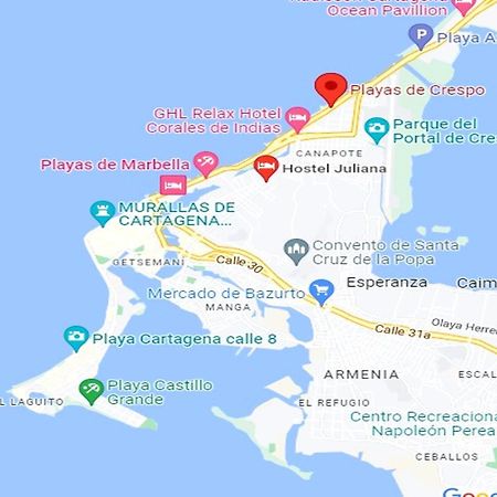 Апартаменты Juliana Casa Turistica Ctg Картахена Экстерьер фото