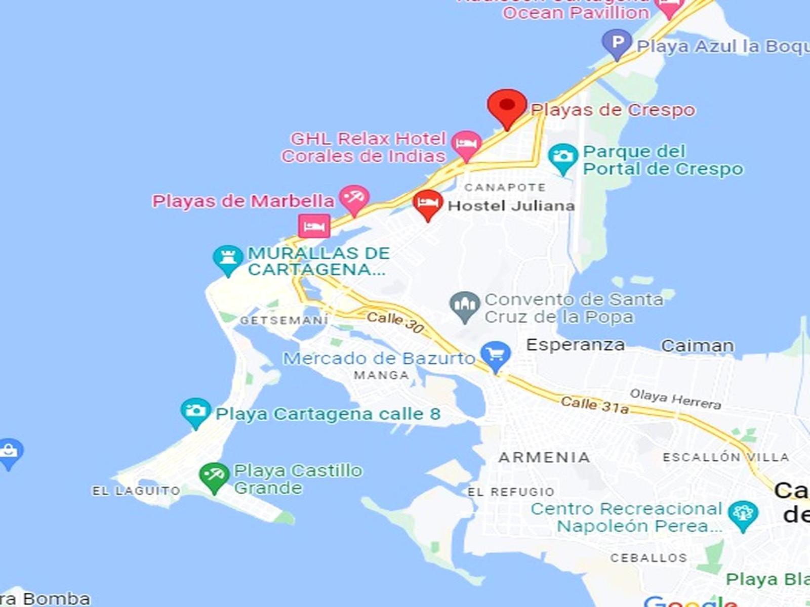 Апартаменты Juliana Casa Turistica Ctg Картахена Экстерьер фото